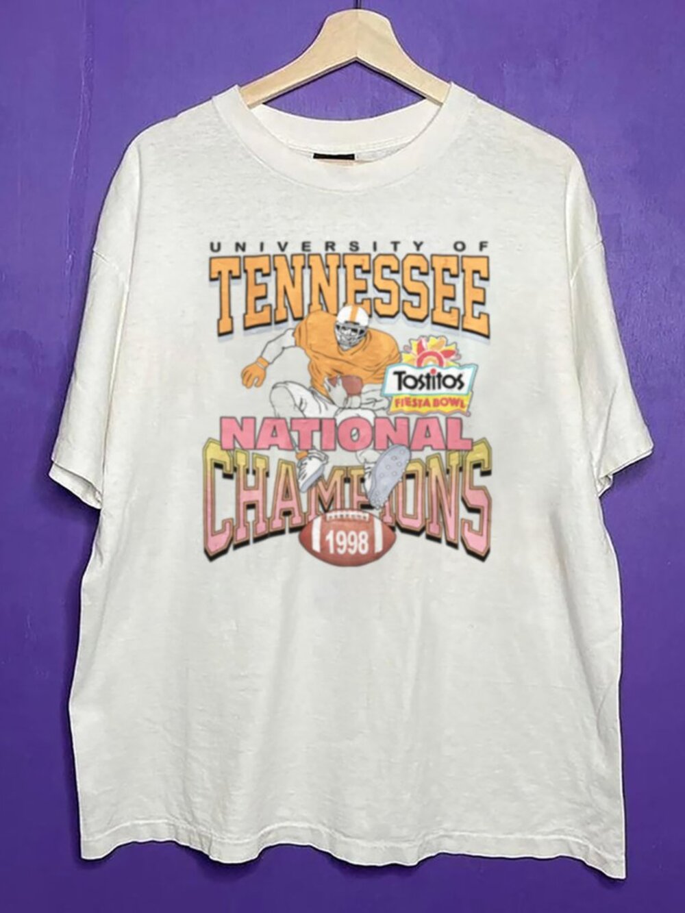 Vintage Tennessee Vols Football NCAA Shirt, University of Tennessee Shirt Tee